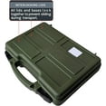 thumbnail image 3 of Hard Rifle Case with Pick & Pluck Foam - TSA Approved Gun Storage DS3TeK™ Polypropylene Latch - Green, 3 of 5