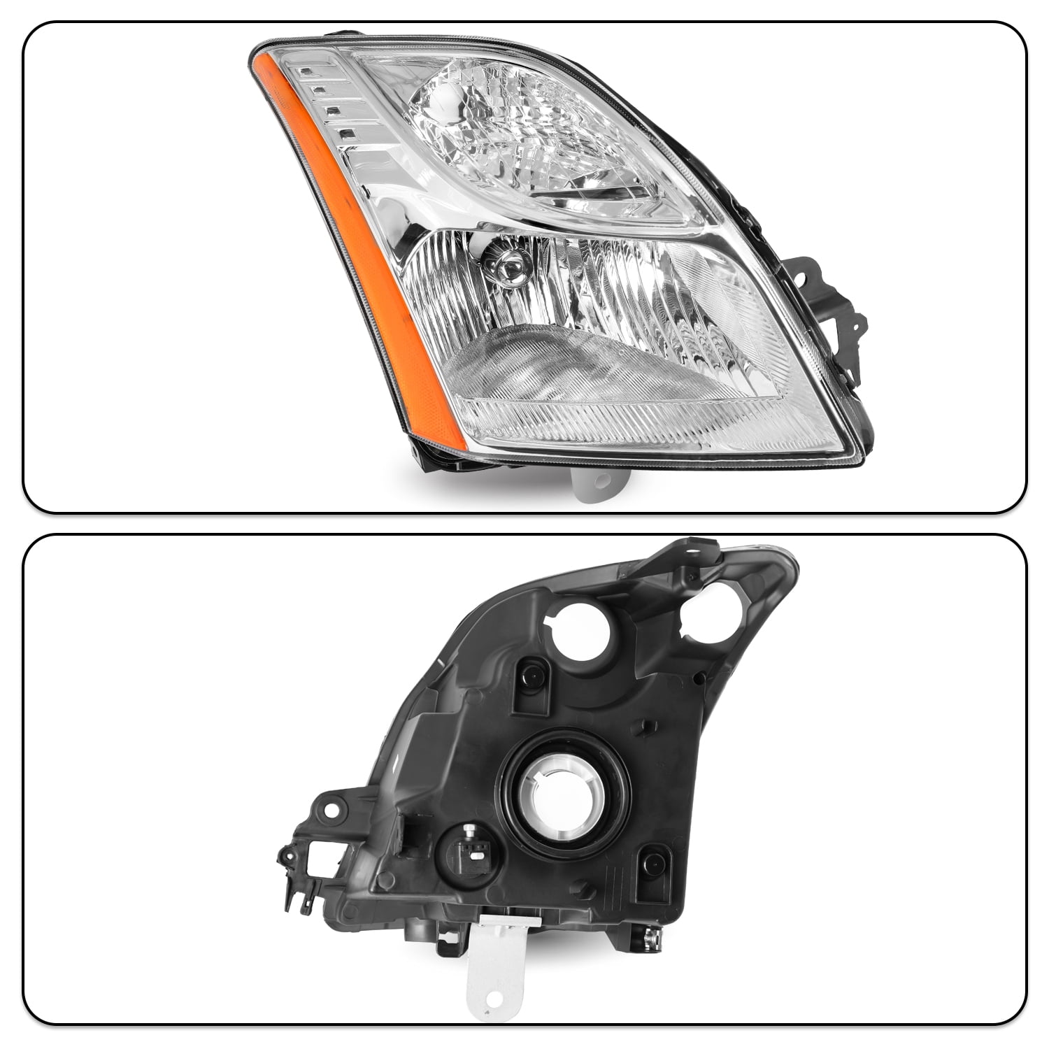 For 2010 2011 2012 Nissan Sentra 4DR Headlights Headlamps Left+Right 10 11 12