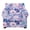 Purple Pink Flower, variant on FKELYI Rainbow Leopard Print Stretchable Armchair Slipcover 2 Pcs Couch Covers Anti-Dust Furniture Protector Washable Spandex Sofa Cover with Individual Cushion Cover