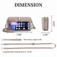 thumbnail image 4 of FALAN MULE Phone Purse Crossbody Bags for Women Small Travel Wallet Touch Screen RFID Blocking, 4 of 6