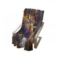 thumbnail image 4 of Fantasy Soft Flannel Fleece Throw Blanket, Vivid Colored Dreamy Environment with Water in Bedrocks Spring Scene Print, Cozy Plush for Indoor and Outdoor Use, 50" x 60", Tan Orange, by Ambesonne, 4 of 6