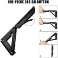 thumbnail image 4 of 2 piezas de soportes de estante plegables - Soporte de estante triangular plegable de metal resistente, bisagra de mesa plegable montada en la pared de bricolaje, ahorro de espacio para mesa de banco-10 pulgadas 25 cm- Teléfono móvil Teléfono móvil Accesorios para teléfonos móviles, 4 of 5