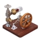 thumbnail image 1 of Stirling Engine, Stainless Steel Body Easy To Use Adjustable Speed Free Piston Stirling Generator For Mechanical Learning ANGGREK Otros, 1 of 8