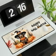 thumbnail image 3 of Happy Halloween Dachshund Witches Hat Pumpkin Carving Desk Mat Full Keyboard Mouse Pad Wiener Dog Lover Gifts Idea Large Mousepad - 02019, 3 of 5