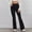 Black, variant on SBYOJLPB Pant Clearance Women'S Casual Slim High Elastic Waist Solid Color Sports Yoga Flare Pants,Sizes Xl