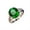 Green, variant on CILENON Clearance Silver Birthstone Rings For Women Non Tarnish Cz Emerald Green Gemstone Ring Gold Jewelry For Women Gift Initial Ring(Silver,5)