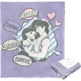 thumbnail image 2 of Touch Throw Blanket, 50" X 60", Aladdin And Jasmine, 2 of 6