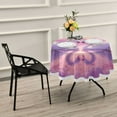 thumbnail image 2 of YAZAOO Round Tablecloth White Swans Pattern Pattern Tableclothes, 2 of 8