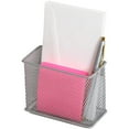 thumbnail image 2 of YBM Home Magnetic Pencil Holder - Mesh Stainless Steel Basket - Silver, Medium, 2 of 2
