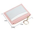 thumbnail image 2 of Women Card Wallet Color Patchwork Card Purse Coin Purse Credit Card Holder, 2 of 5