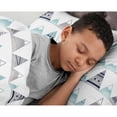 thumbnail image 2 of Sweet Jojo Designs Mountains Grey and Blue Full/Queen Bed Comforter 3 Piece Bedding Set - 3 Piece, 2 of 6