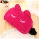 thumbnail image 4 of Lindo bolso de viaje bolsa de maquillaje estuche de belleza gato bolsa de cosméticos para mujeres rosa rojo, 4 of 6