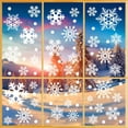 thumbnail image 1 of Cuadros navideños para ventanas, 228 copos de nieve, pegatinas para ventanas, decoración navideña para ventanas, pegatinas para ventanas, decoración de ventanas de PVC, autoadhesivas, para puertas,, 1 of 6