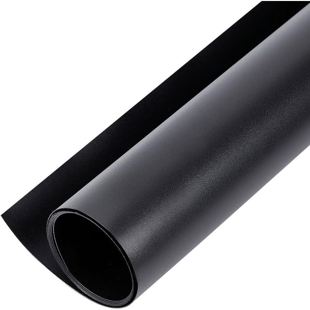Fondo de fotografía de PVC de 40 x 15 pulgadas, fondo de vinilo negro mate para fotografía de productos, vídeos y estudios fotográficos.