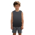 thumbnail image 1 of AWZXDE Casual Tops Solid Summer Loose Comfortable Tank Top Vest for Kids, 1 of 3