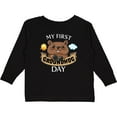 thumbnail image 3 of Inktastic My First Groundhog Day- Cute Boys or Girls Long Sleeve Toddler T-Shirt, 3 of 5