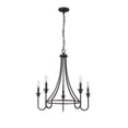 thumbnail image 2 of Millennium Lighting  Artemis 5/6 Chandelier Ceiling Light Matte Black - 5, 2 of 6