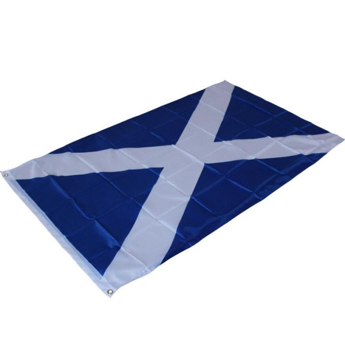 3x5ft Fabric Scotland Cross Flags Saint Andrew Banner Saltire Scottish Pennant