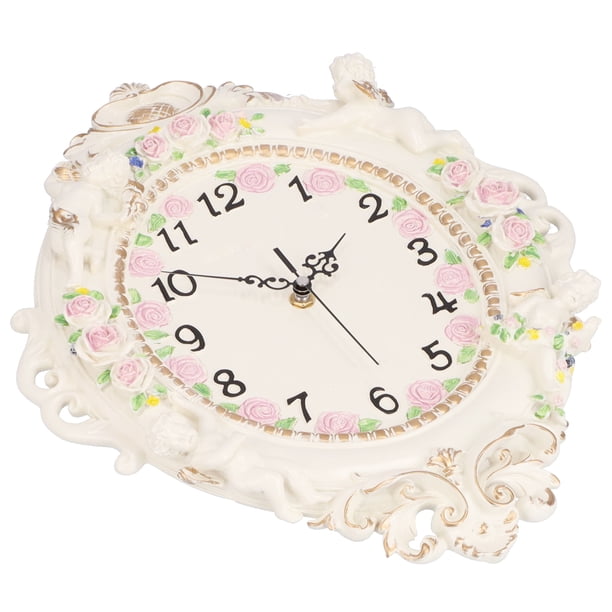 Reloj De Pared, Relojes De Pared Colgantes, Silencio Clásico Europeo Para Dormitorio Para Sala De Estar