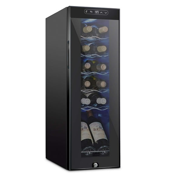 Refrigerador de vino Schmecke para 12 botellas con cierre, 41 L