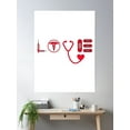 thumbnail image 2 of Loving Care Poster Wall Art, Modern Wall Decor, 12x18 UNFRAMED, 2 of 3