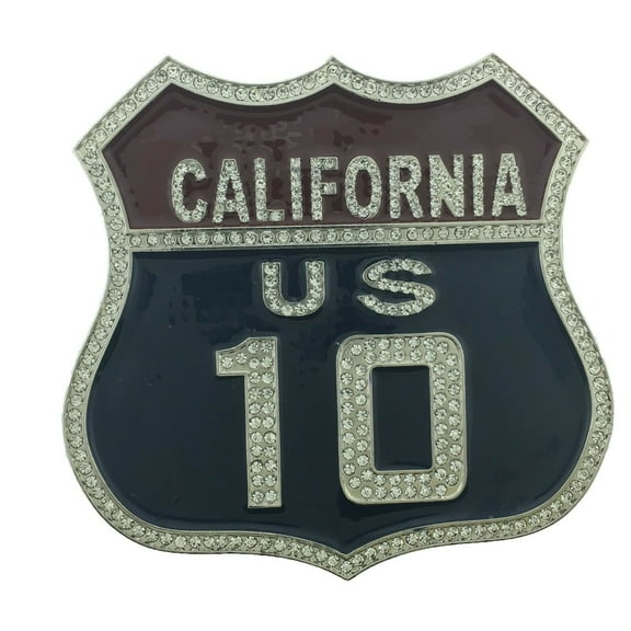 10 Freeway California Sign Belt Buckle Big Large Size