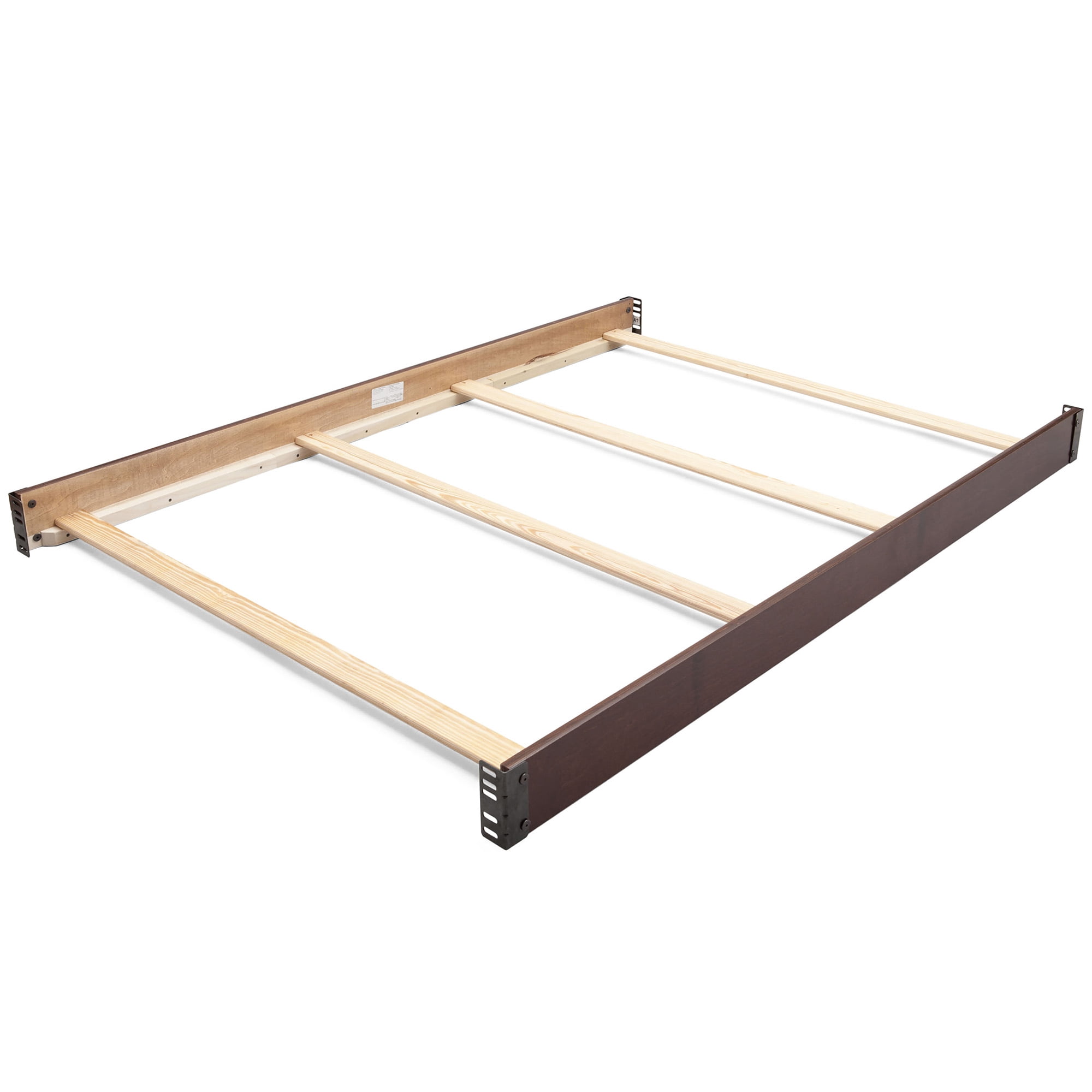 Delta Children Wooden Full-Size Bed Rails 0050, Walnut Espresso