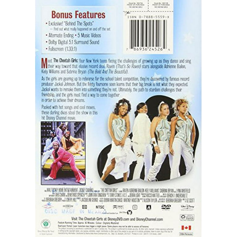Airfield Koncentration træt Cheetah Girls: The Cheetah Girls (DVD) - Walmart.com