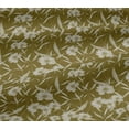 thumbnail image 4 of oneOone Cotton Jersey Brown Fabric Florals Sewing Fabric By The Yard Printed Diy Clothing Sewing Supplies 58 Inch Wide, 4 of 4