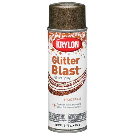 Krylon Glitter Blast Glitter Spray Paint, 5.7 oz., Bronze Blaze