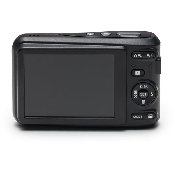 Kodak PIXPRO FZ43 Digital Camera (Red) + Extra Battery + 1 Yr