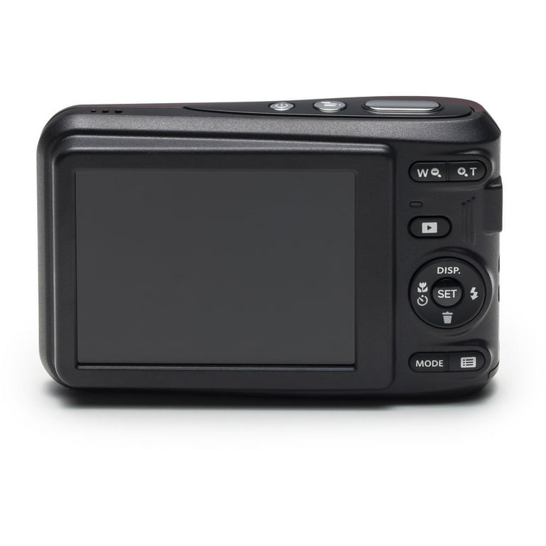 Kodak PIXPRO FZ43 Digital Camera (Red) + Extra Battery + 1 Yr