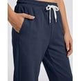 thumbnail image 4 of Real Essentials 3 Pack: Boys' French Terry Open Bottom Sweatpants Sweats for School Kids Teens with Pockets (Size 4-18), 4 of 6