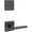 Iron Black, variant on Kwikset 973Hflsqtv1 Halifax Lever Non-Turning Dummy Interior Pack - Black