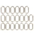 thumbnail image 2 of Round Carabiner Gate,20Pcs O‑shaped Carabiner Gate Carabiners Rings Carabiner Gate Elevated Design, 2 of 9