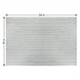 thumbnail image 6 of REGALWOVEN 6 Pack Cloth Napkins, Striped Washable and Reusable Table Dinner Napkins for Restaurant, Weddings, Events, and Parties Gray White 24x16inch, 6 of 6