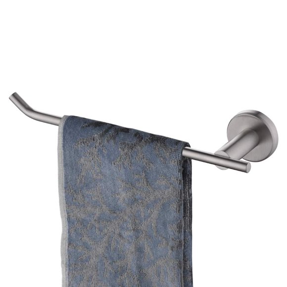 Jqk Barra Para Toalla De Mano Anillo De Toalla De Acero Inoxidable Para Baño Soporte Para Collar De 9 Pulgadas Acabado Cepillado Montaje En Pared Mano Izquierda Tr101-Bn
