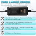 thumbnail image 3 of 11W Aquarium UV Light for Fish Tank, UVC Light Fish Tank for Aquarium Algae Control, Submersible Waterproof UV Lamp with Timer and Hood for Pond Sump Swimming Pool, 3 of 7