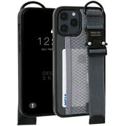 Design Skin Buckle Strap Designed for iPhone 12 Pro Max Case (2020), Kickstand Adjustable Hand Strap with Extra Grip