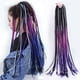 thumbnail image 1 of Extensión de coleta elástica | Peluca de trenza con clip para mujer | Accesorio de cabello sintético para peinar | Peinado rápido y fácil para el día a día | Complemento de moda para el cabello, 1 of 3