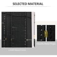 thumbnail image 6 of HOMCOM 6 Panel Room Divider Freestanding Folding Privacy Screen Black, 6 of 9