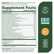 MegaFood Mens 55+ Multivitamin - Choline, Vitamins D3 & B12 - Brain Health - 60 Servings
