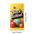 thumbnail image 3 of Colorful Back to School Welcome Banner with Apple Basketball Pencils Globe Elements Backdrop Party Decorations for School Events Classroom Decor First Day of School Celebrations, 3 of 4