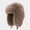 Khaki, variant on Fluffy Trapper Hat for Women Winter Faux Fox Fur Windproof Warm Ear Flap Hat