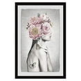 thumbnail image 2 of Marmont Hill Pink Flower Turban Framed Painting Print, 2 of 4