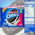 thumbnail image 3 of Family Size Original Double Stuf Oreo Bundle - 2 Individually Sealed 18.71 Ounce Trays - 100% Sustainably Sourced Cocoa - On The Go Snacks, Lunches, Movies in Cornershop Confections Pack, 3 of 3