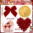 thumbnail image 2 of Dalrosia 120PCS Mini Christmas Velvet Bows for Crafts Xmas Twist Tie Bows Ribbon Bowknot Christmas DIY Craft Sewing Scrapbooking Gift Wrapping, 2 of 7