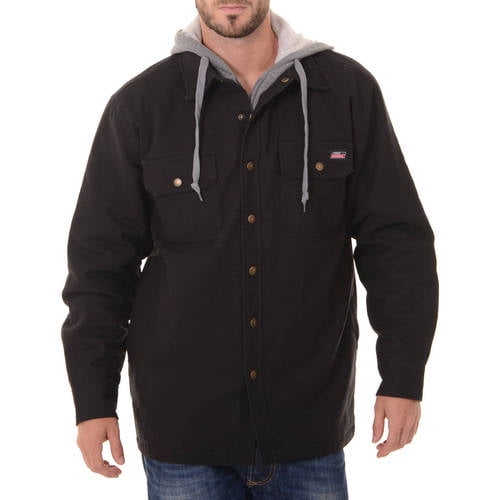 dickies big men's canvas shirt jacket