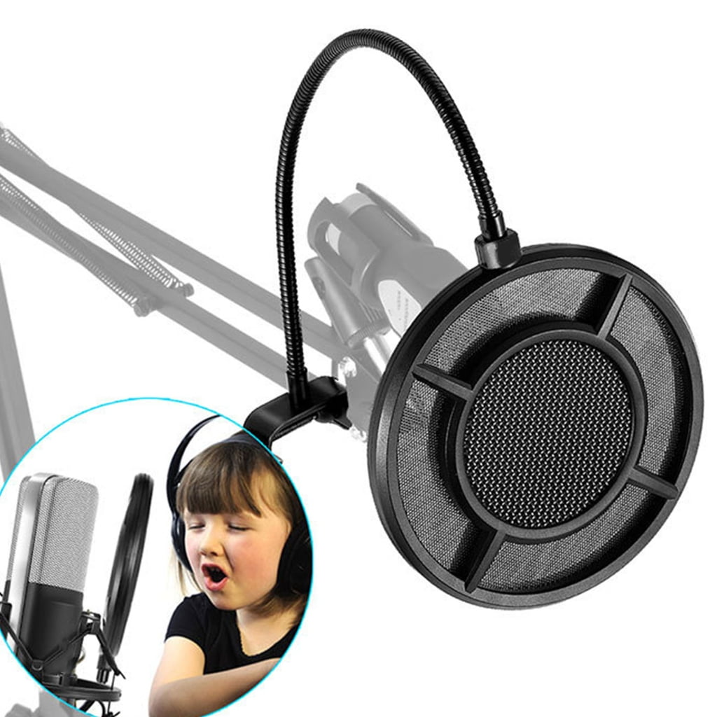 PS-1 Microphone Filter Layer Metal Grill Filter Shidle Anti-Spray Net for Studio Live Broadcast On-line Chat