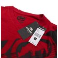 thumbnail image 3 of Ecko Unltd Men's V-Neck T-Shirt Puff Print Short Sleeve Tee (Medium, True Red), 3 of 3